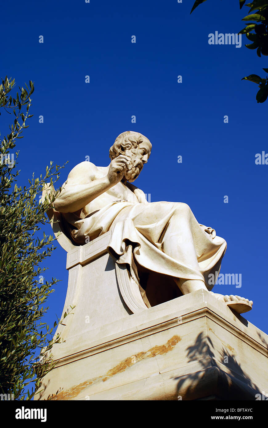 Sokrates Socrates père intellectuel de la philosophie hellénistique. 469399 BC Grèce Greek Banque D'Images