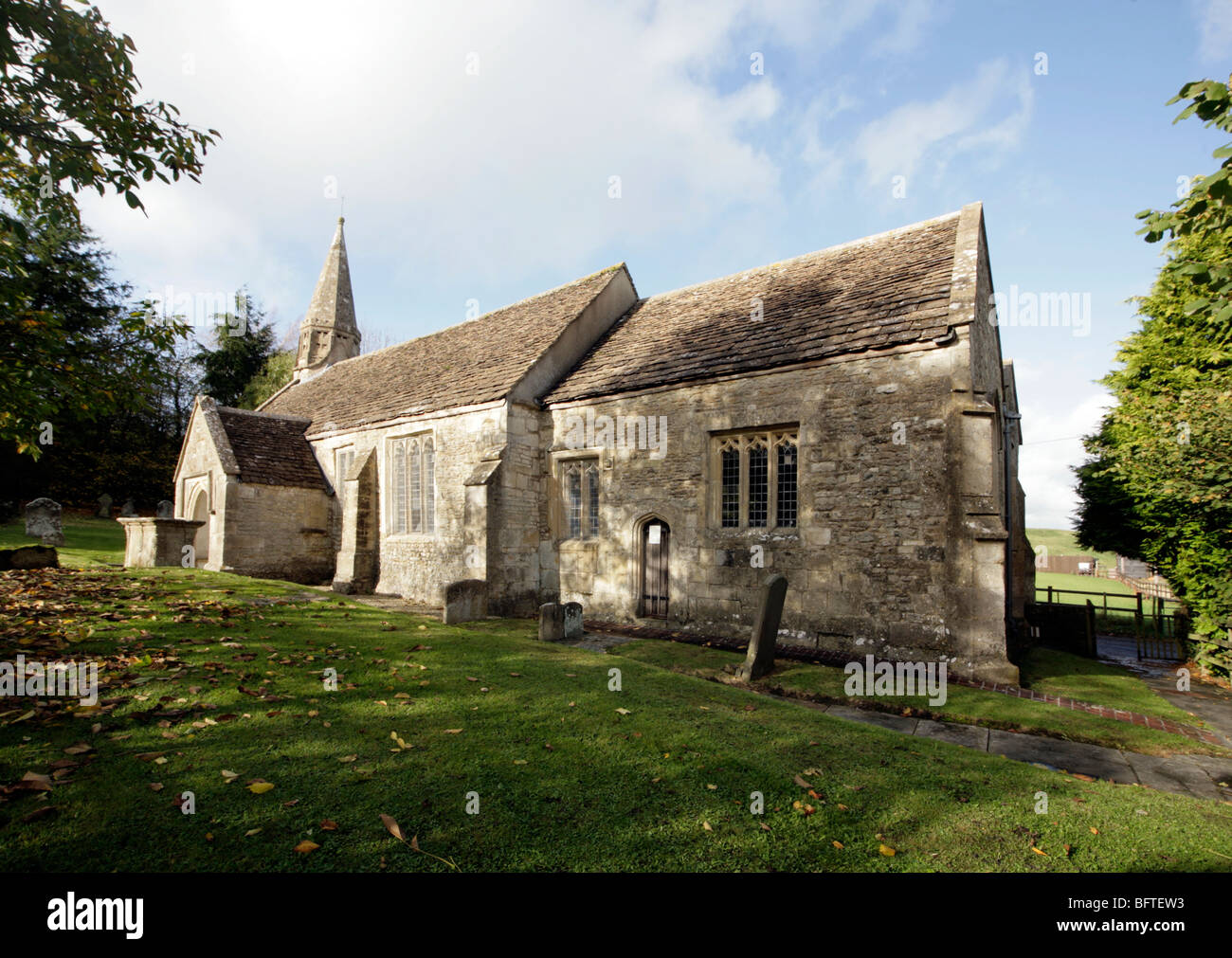 Église de la Très Sainte Vierge Marie, vieille Dilton, Wiltshire, Banque D'Images