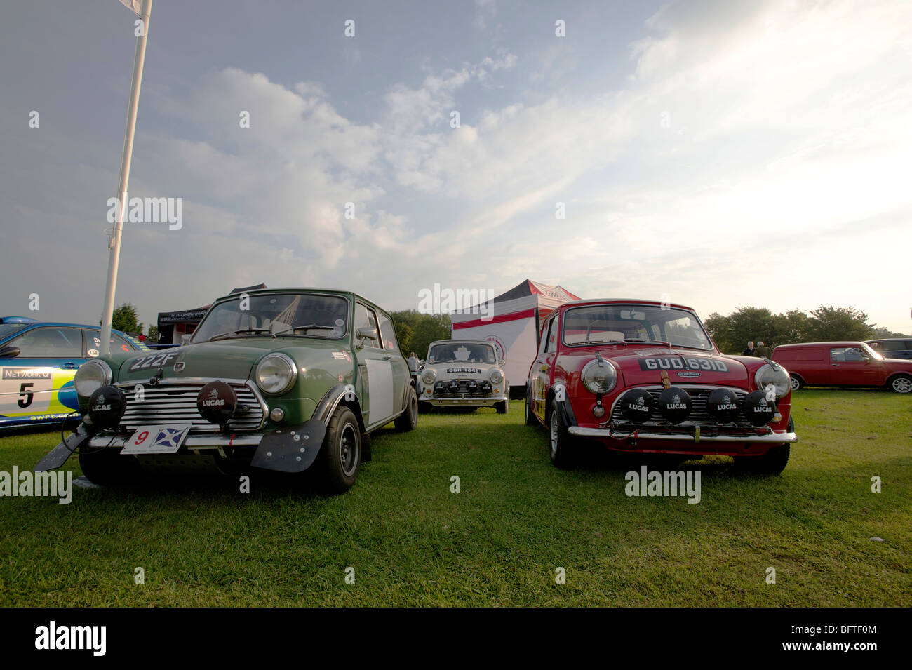 Mini Coopers Banque D'Images