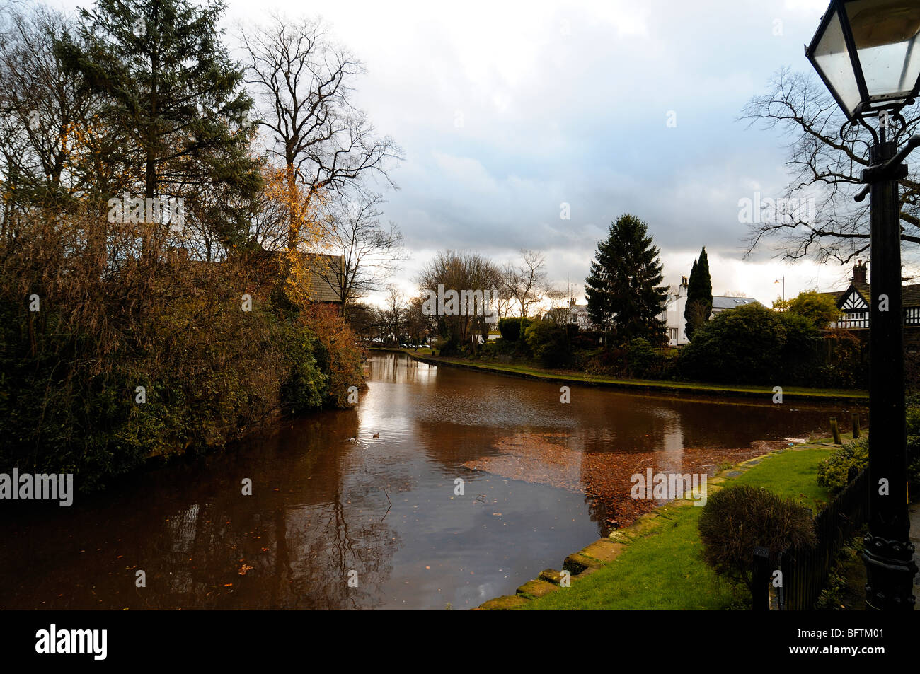 Outre le canal de Bridgewater en Worsley. Le Grand Manchester. Banque D'Images