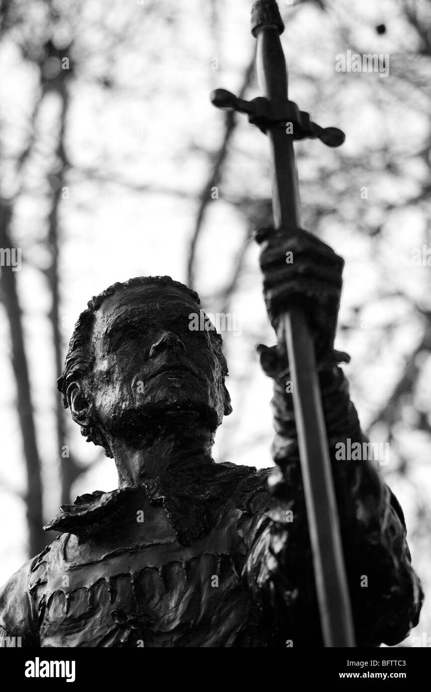 Lawrence Olivier statue Banque D'Images