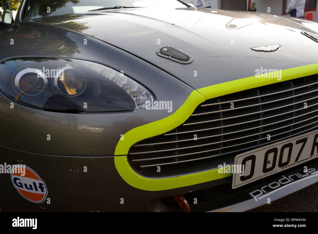 Aston Martin DB9 prodrive voiture rallye Banque D'Images