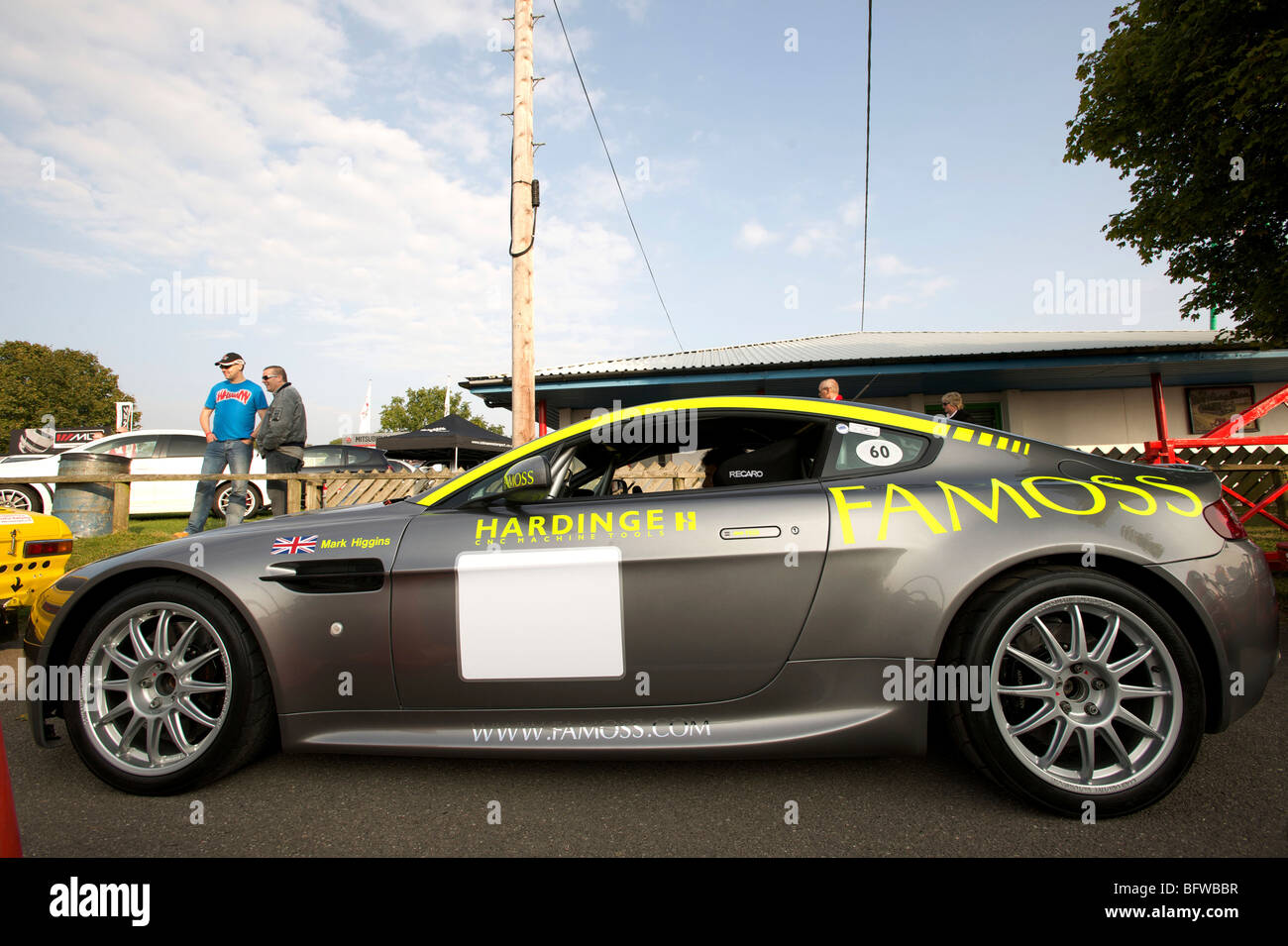 Aston Martin DB9 prodrive voiture rallye Banque D'Images