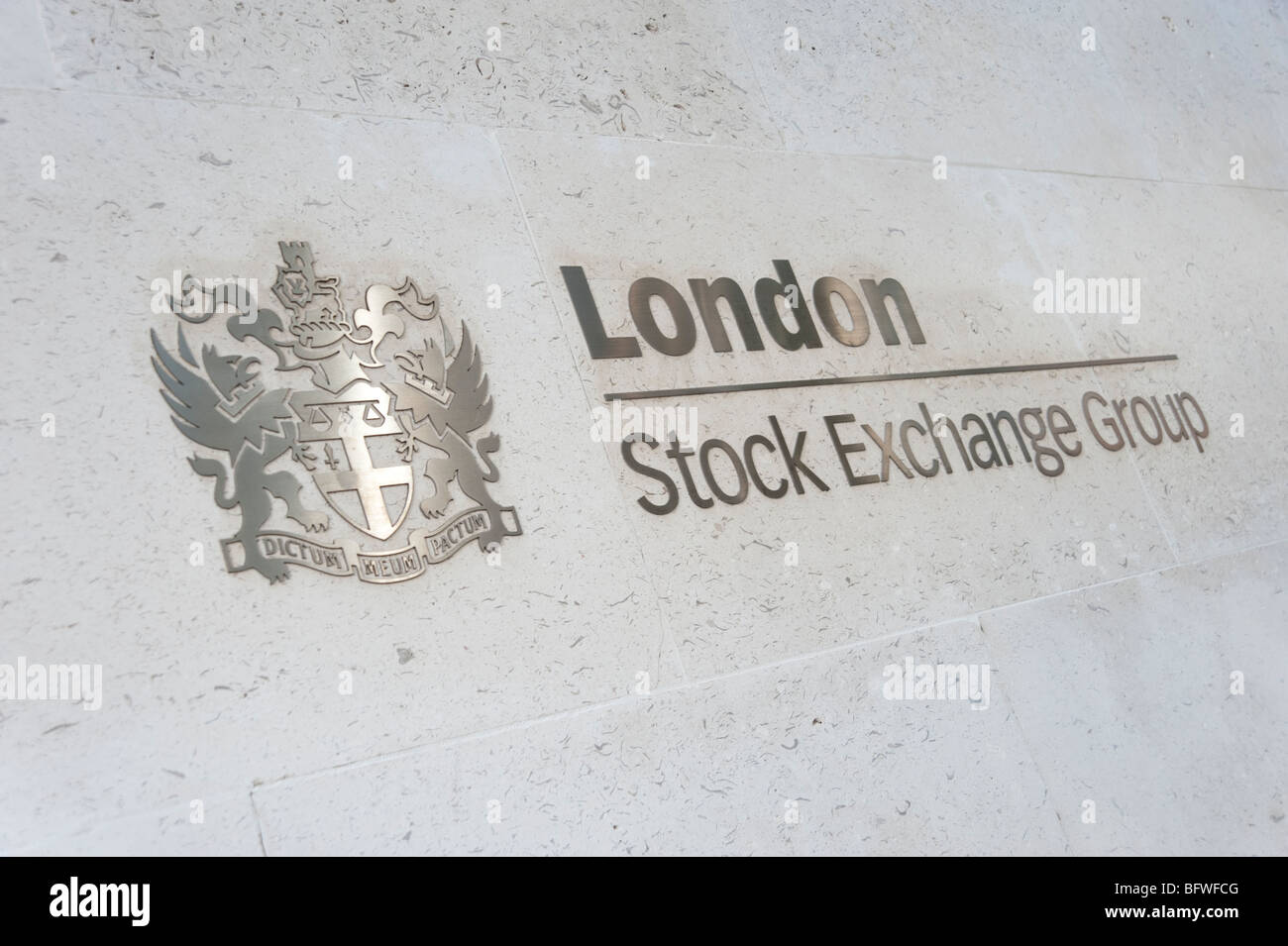 Bourse de Londres, Angleterre, Grande-Bretagne, Royaume-Uni Banque D'Images