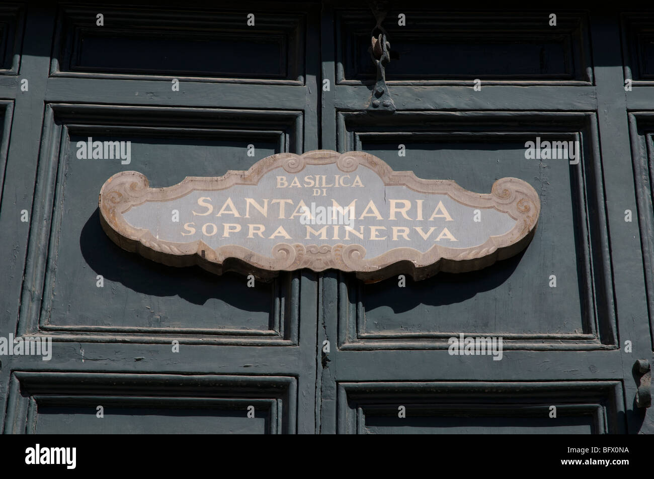 Basilique de Santa Maria Sopra Minerva Banque D'Images