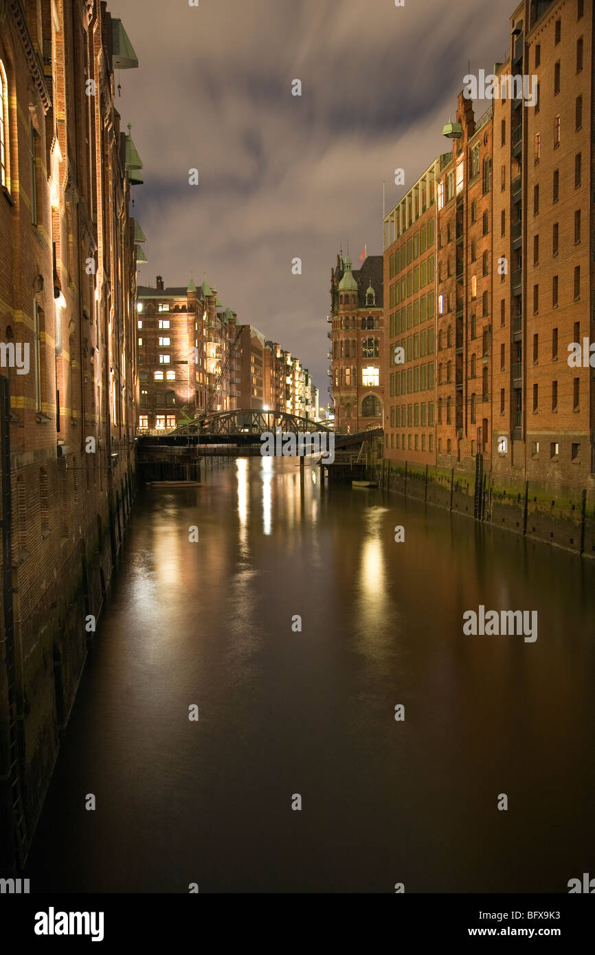 Speicherstadt, Hambourg, Allemagne Banque D'Images
