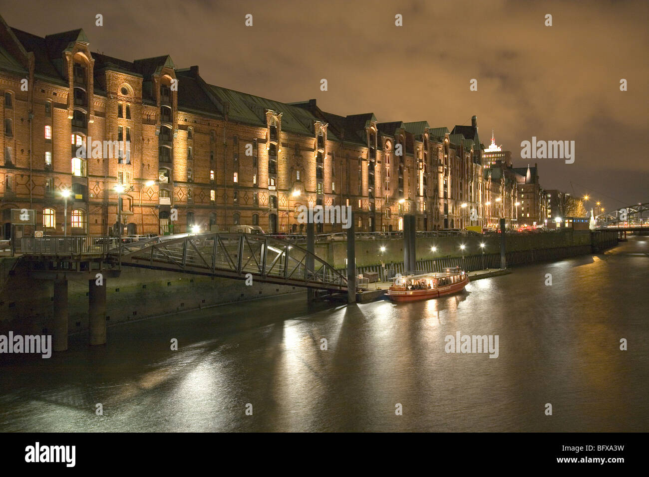 Speicherstadt, Hambourg, Allemagne Banque D'Images