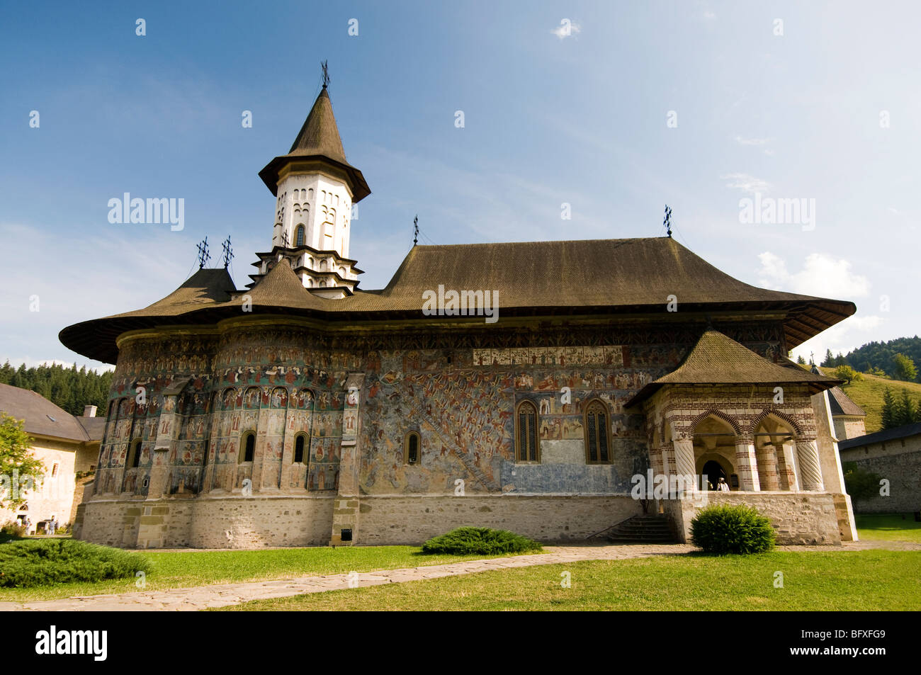 Sucevitia, monastère de Bucovine, Roumanie Banque D'Images