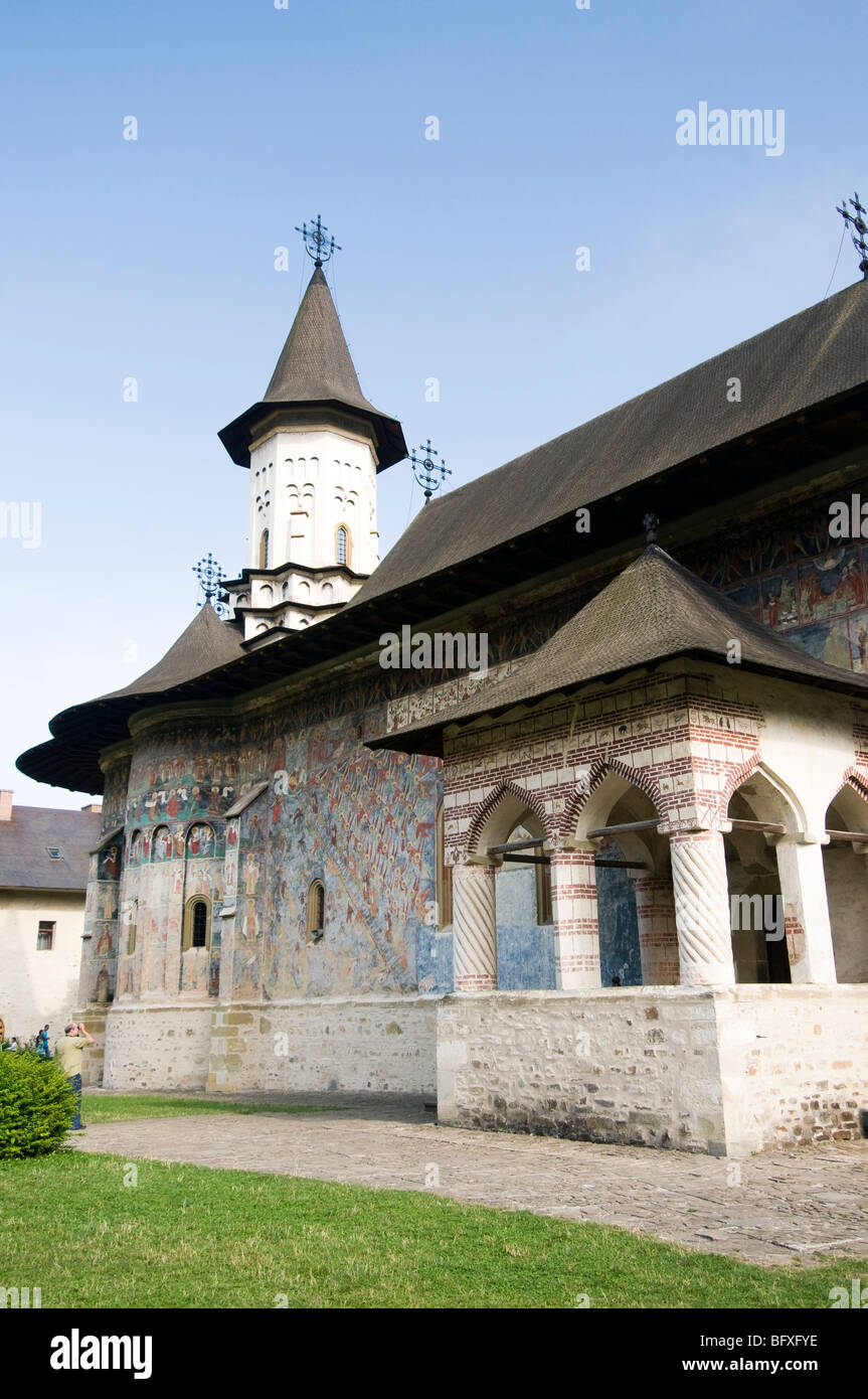 Sucevitia, monastère de Bucovine, Roumanie Banque D'Images