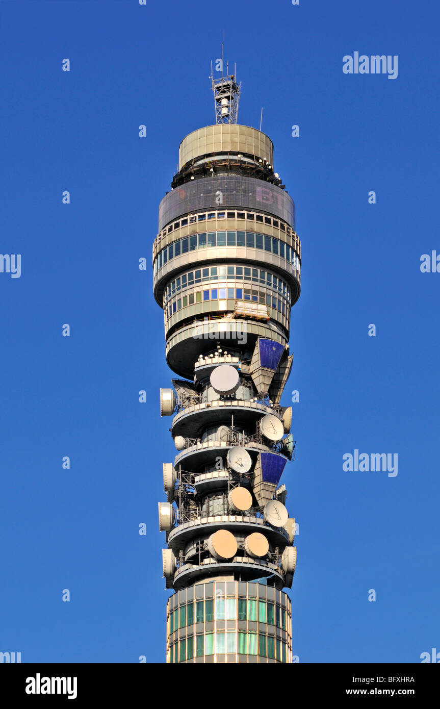 BT London Telecom Tower, Fitzrovia, Londres W1, Royaume-Uni Banque D'Images