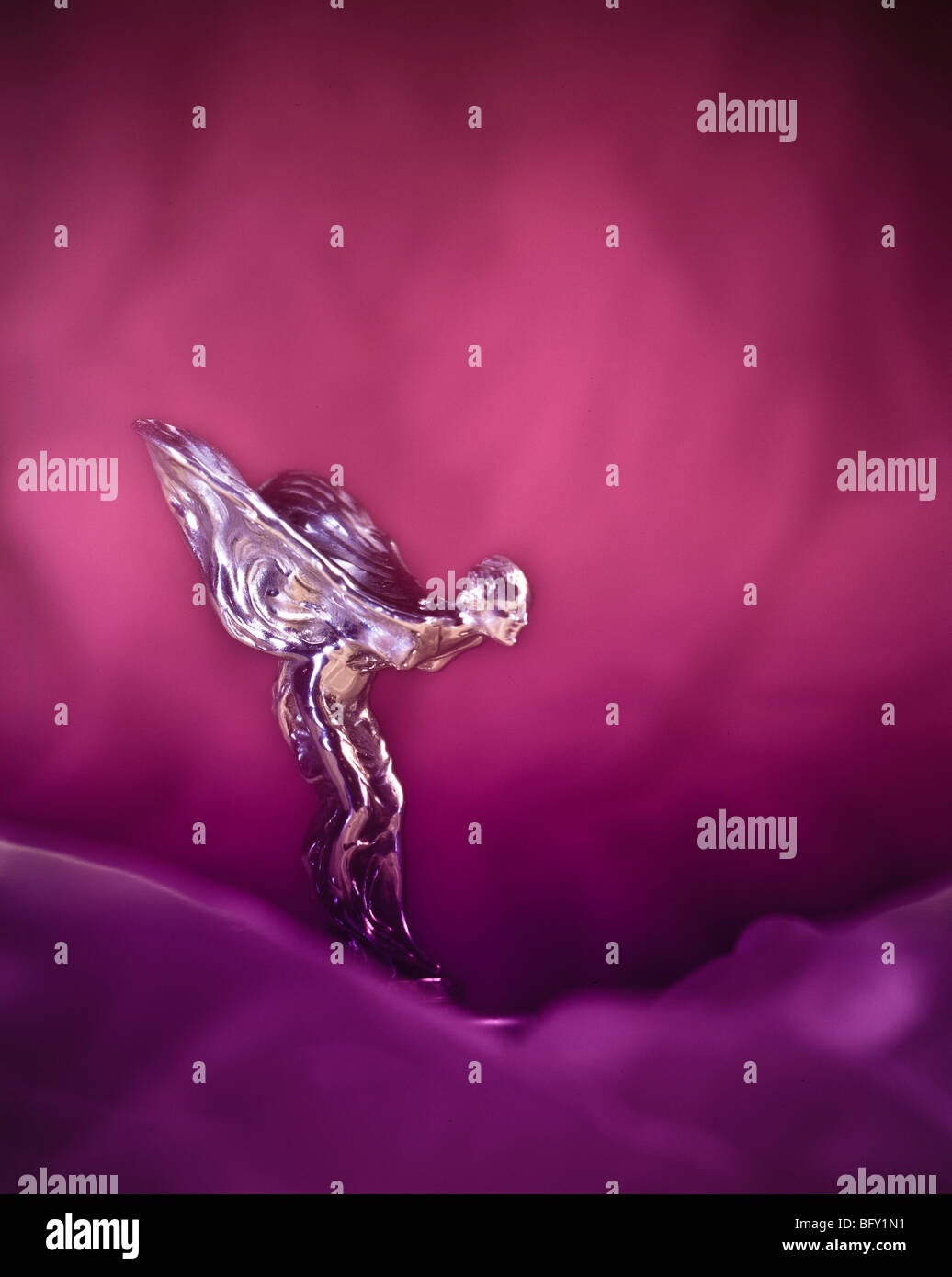 Ornement de capot de l'automobile Banque D'Images