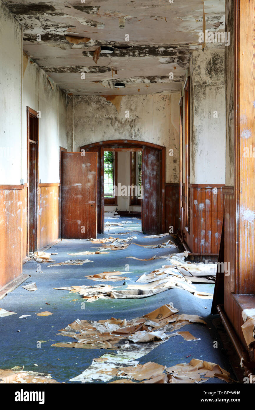 Ancien hôpital psychiatrique Banque de photographies et d’images à