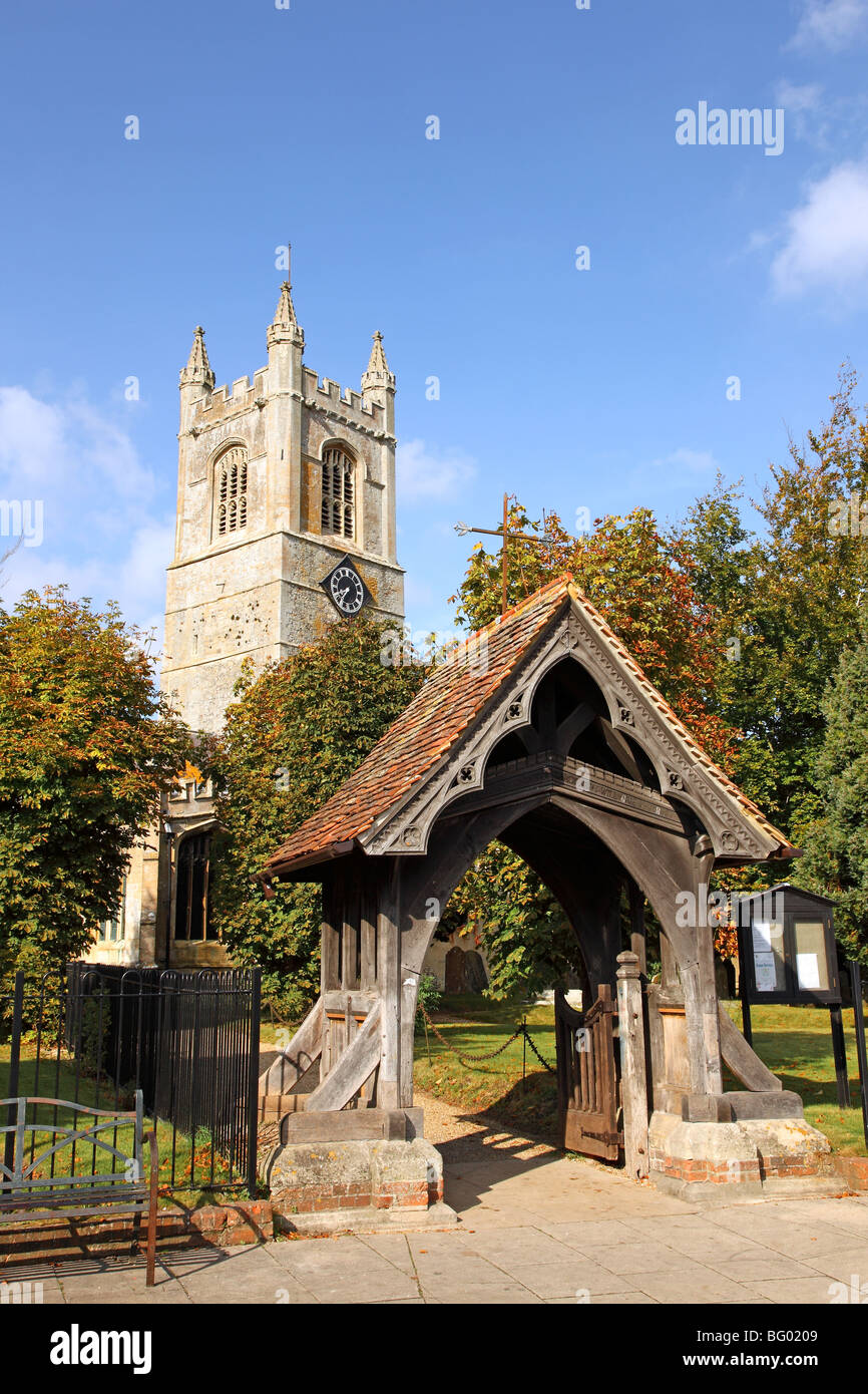 Saint Michel et tous les Anges à Lambourn Berkshire en Angleterre Banque D'Images