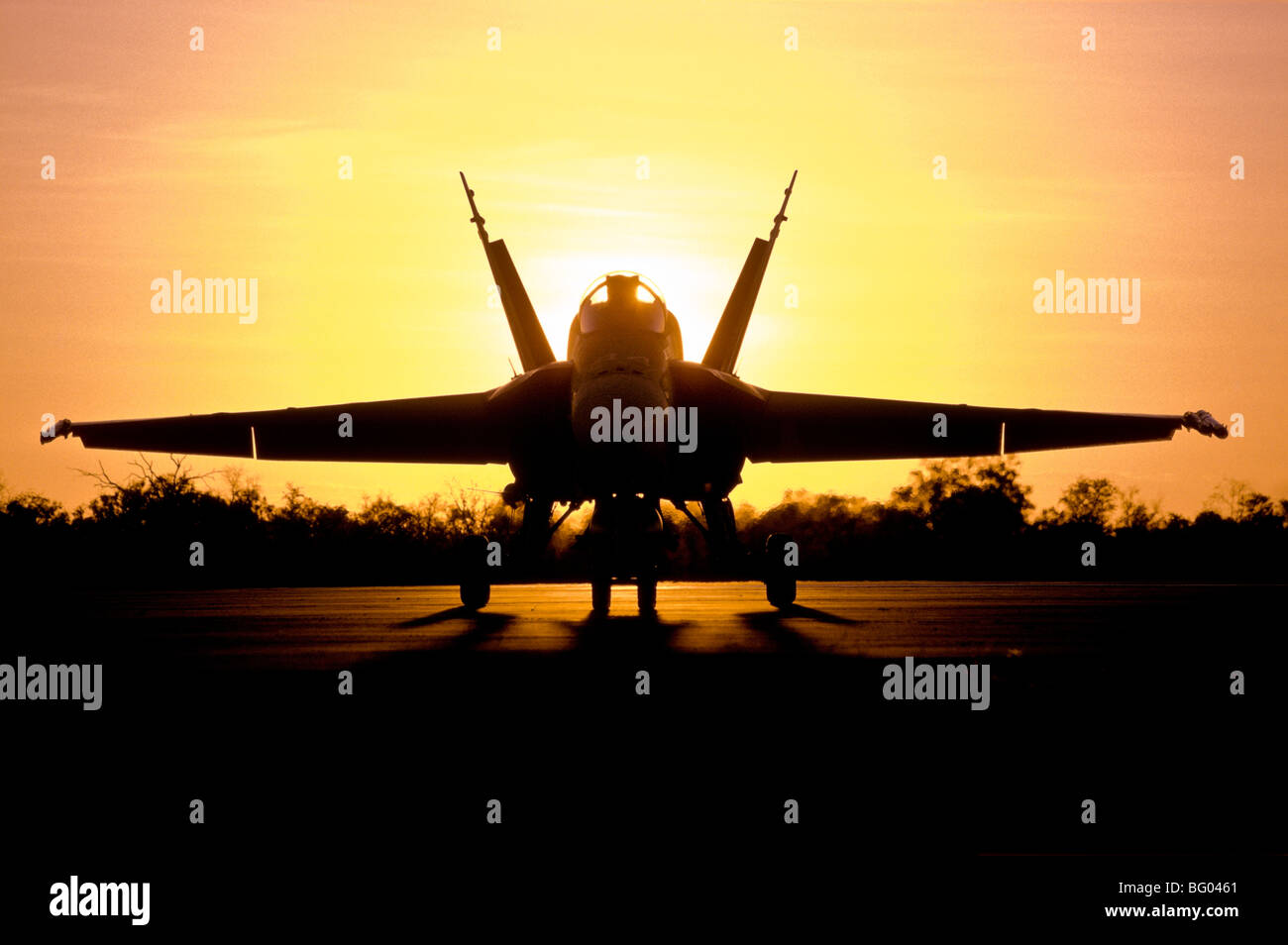 F/A-18 Hornet jet fighter Tindal RAAF Base Australie Banque D'Images