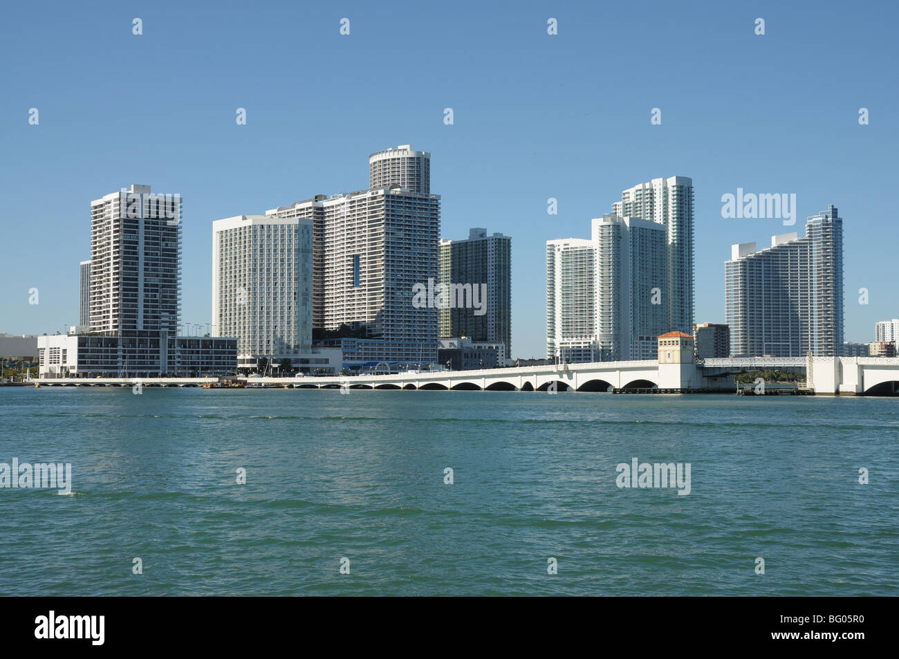 Centre-ville de Miami, Floride, États-Unis d'Amérique Banque D'Images