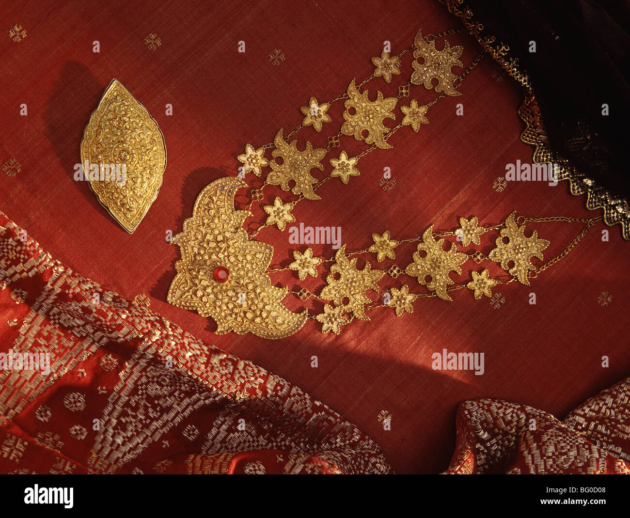 Bijoux en or en Malaisie, en Asie du Sud-Est, l'Asie Photo Stock - Alamy