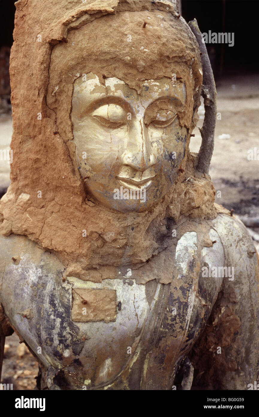 De Casting en image de Bouddha en Thaïlande, en Asie du Sud-Est, l'Asie Banque D'Images