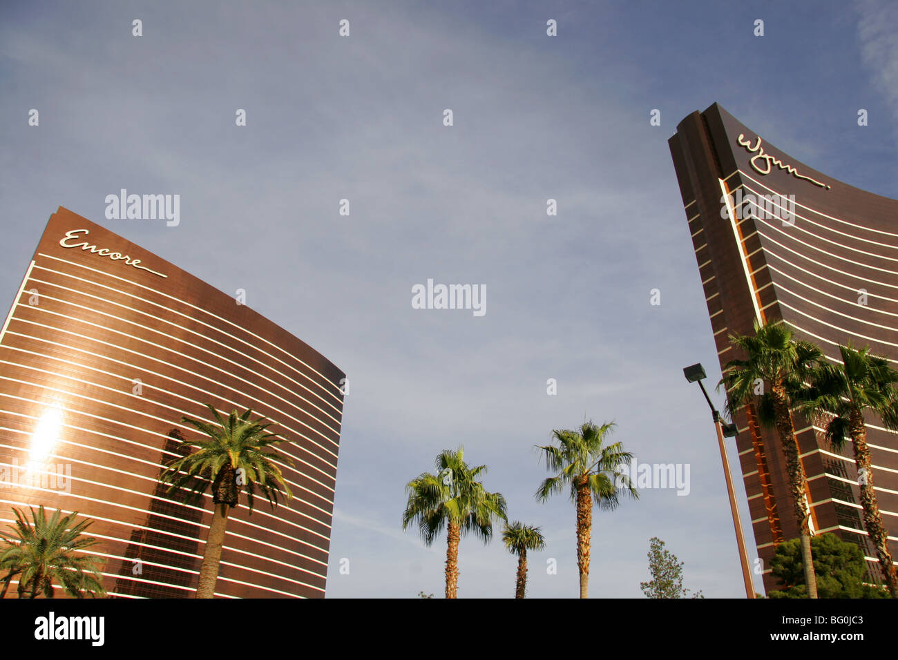 Encore et Wynn Hotel and Casino, Las Vegas, Nevada, USA Banque D'Images