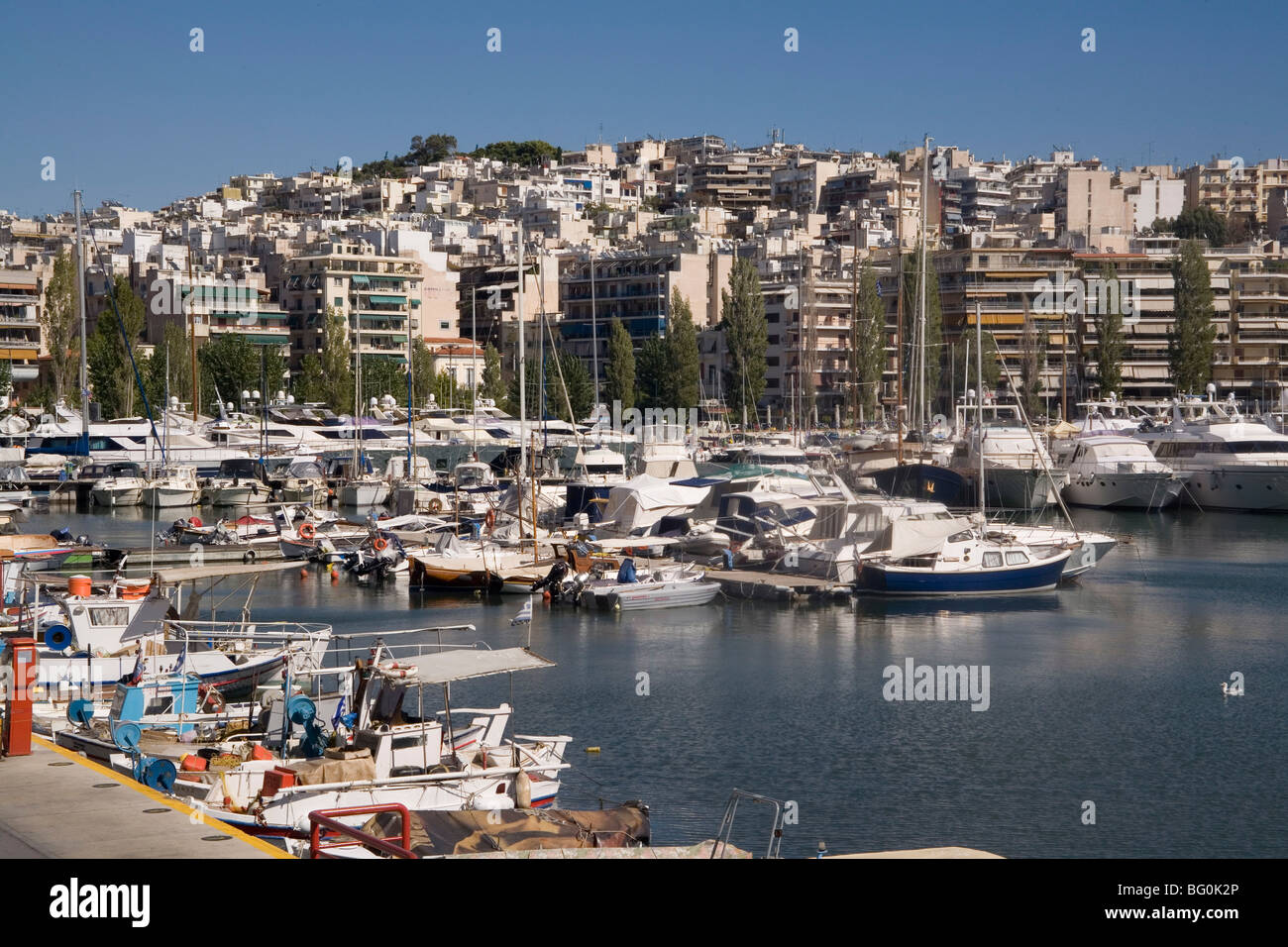 Zea marina, Le Pirée, Athènes, Grèce, Europe Banque D'Images