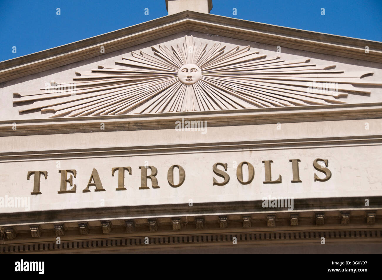 Teatro Solis, de l'opéra, de Montevideo, Uruguay, Amérique du Sud Banque D'Images