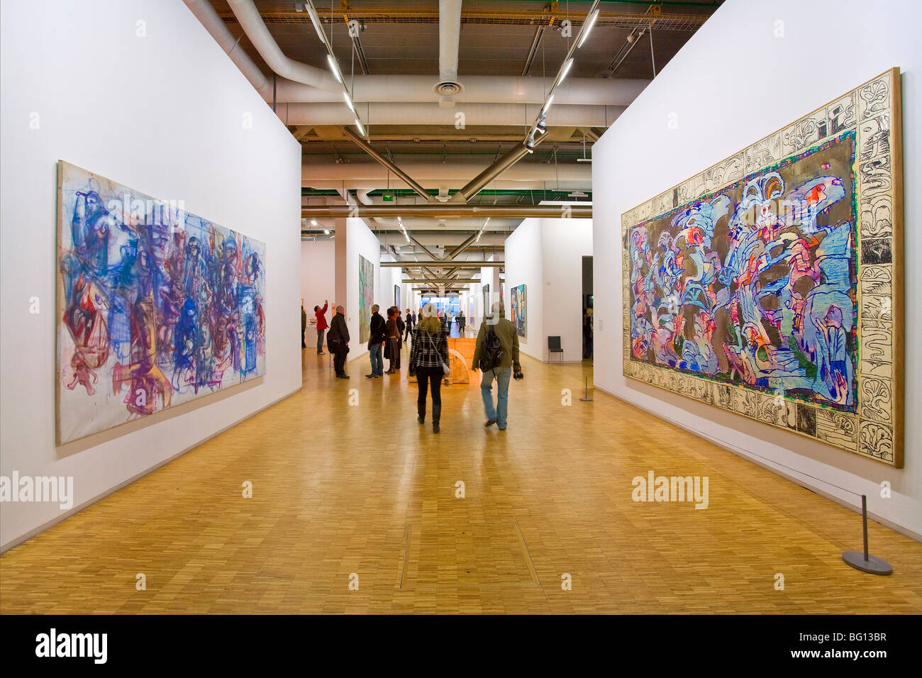Centre Georges Pompidou, Paris Banque D'Images