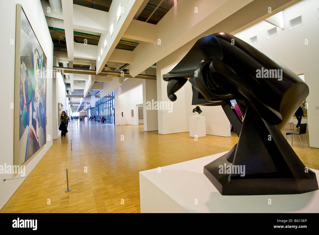 Centre Georges Pompidou, Paris Banque D'Images