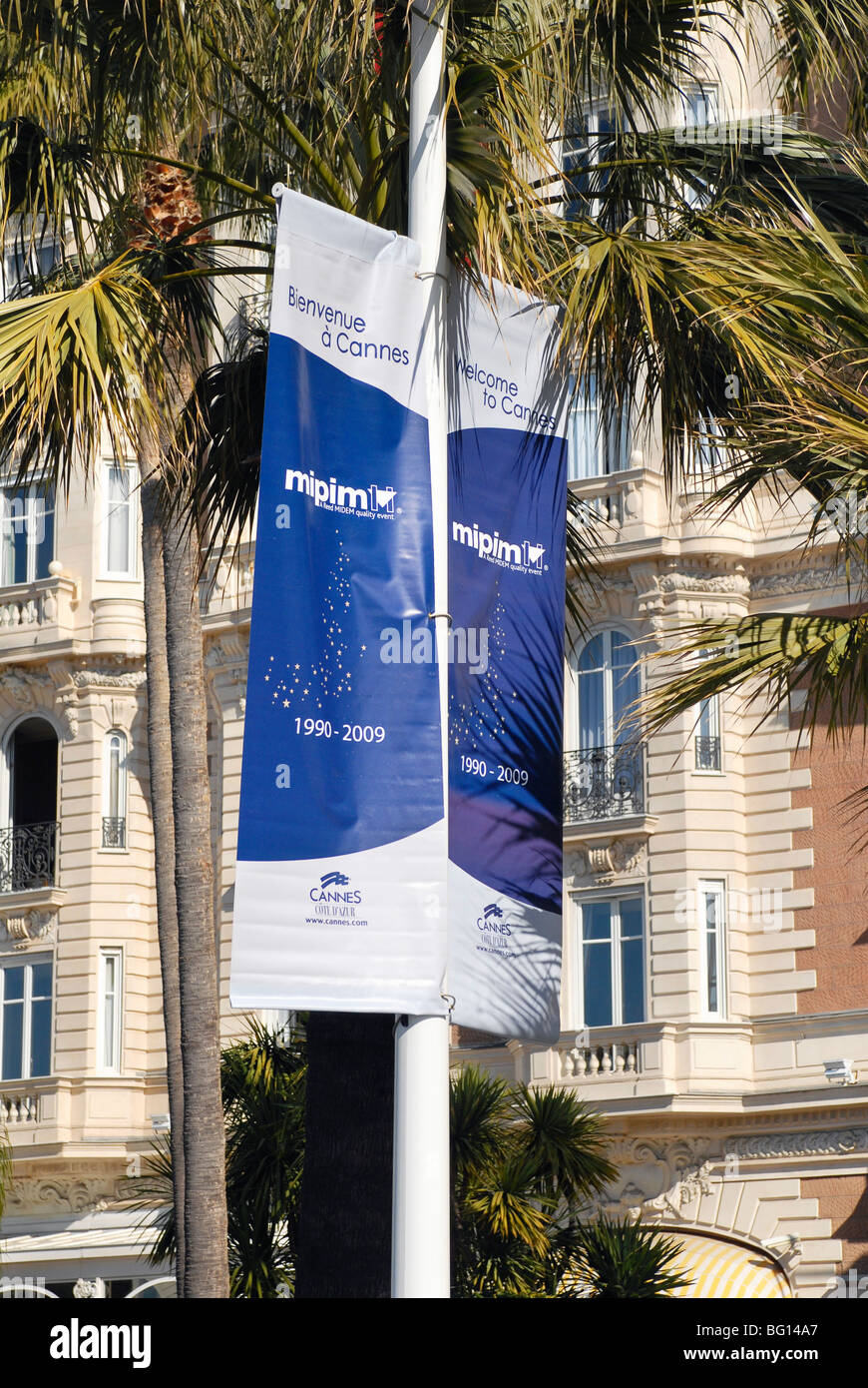 Le MIPIM, Cannes, France, 2009 Banque D'Images