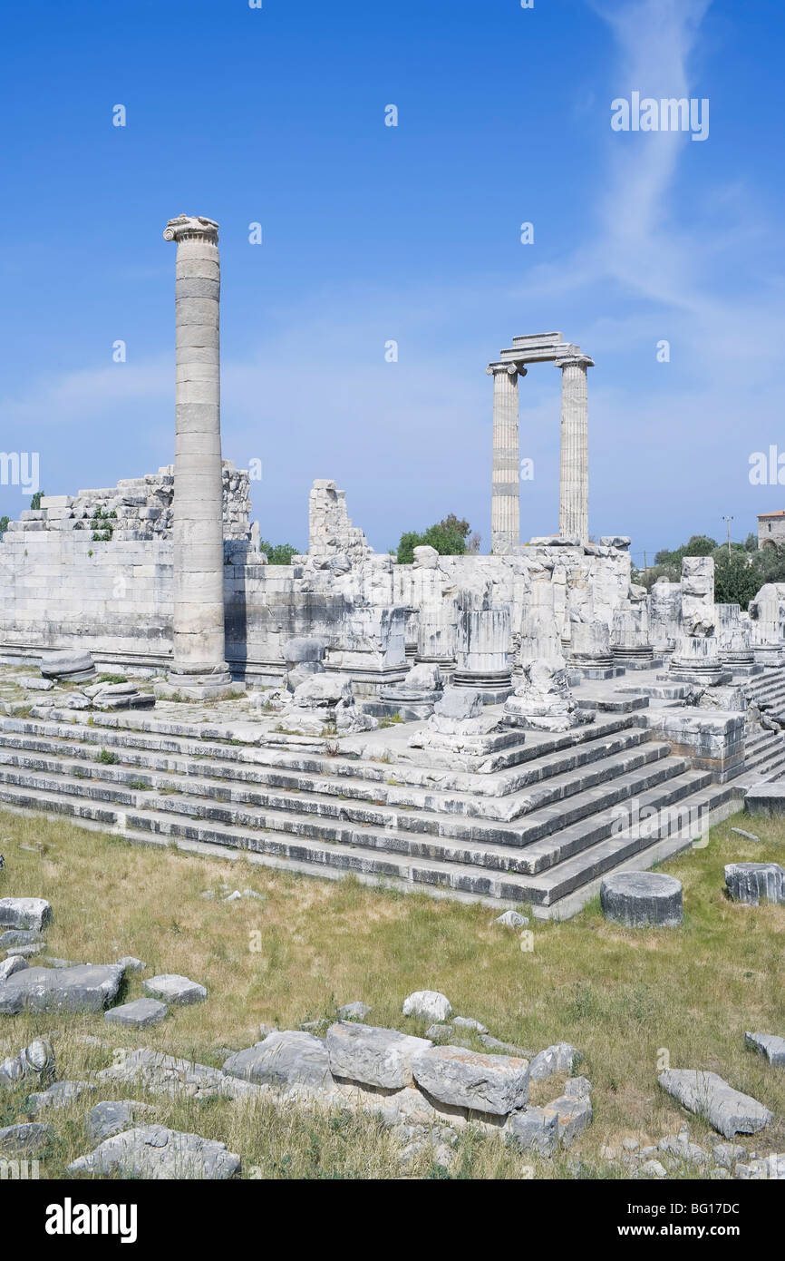 Temple d'Apollon, Didymes, Anatolie, Turquie, Asie mineure, l'Eurasie Banque D'Images