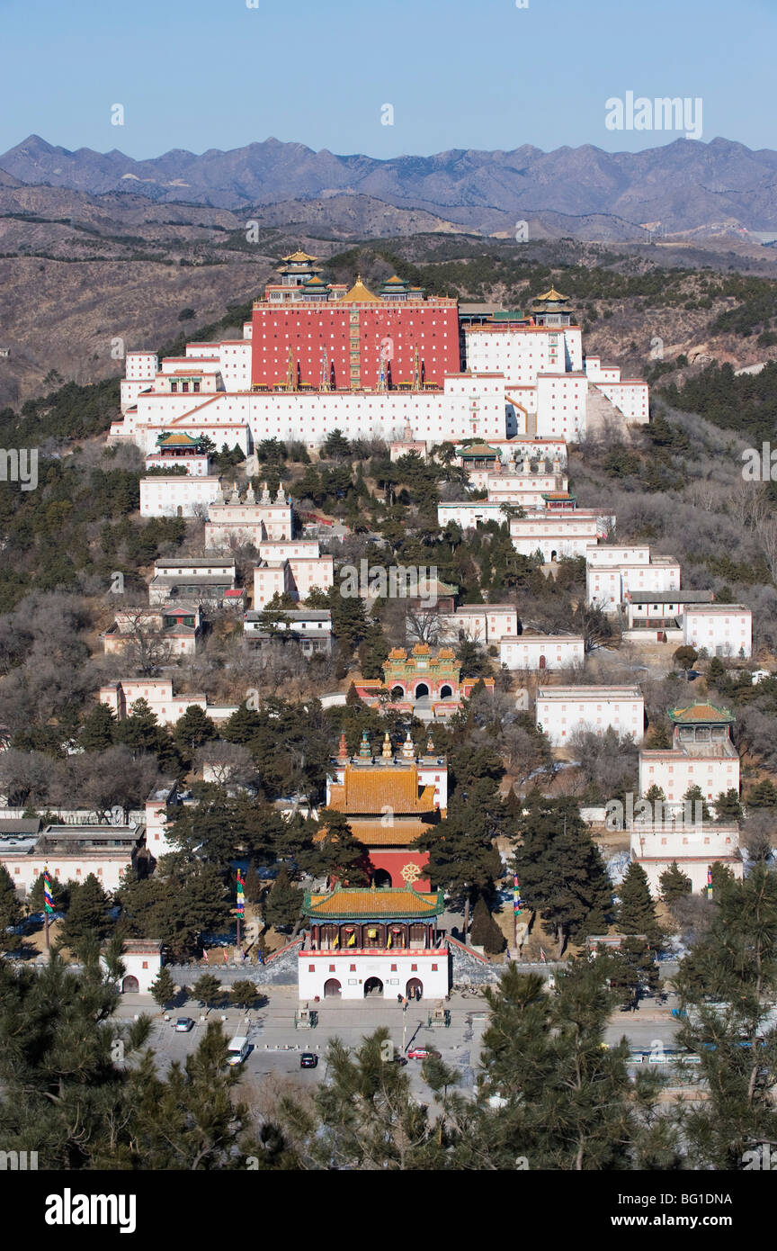 Putuo Zongcheng temple extérieur tibétain datant de 1767, la ville de Chengde, UNESCO World Heritage Site, Province de Hebei, Chine, Asie Banque D'Images