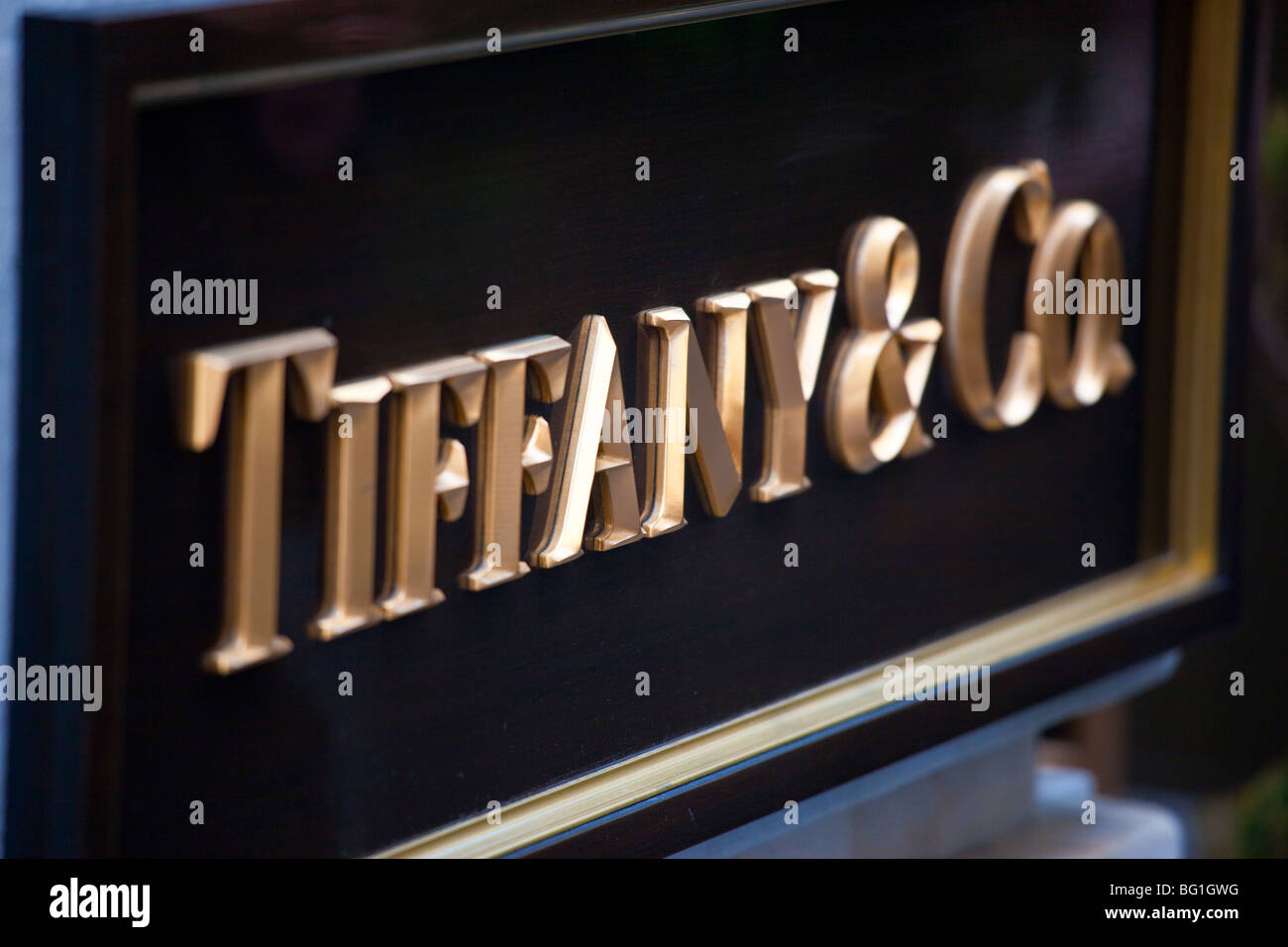 Tiffany & Co dans le centre-ville de Manhattan, New York City Banque D'Images