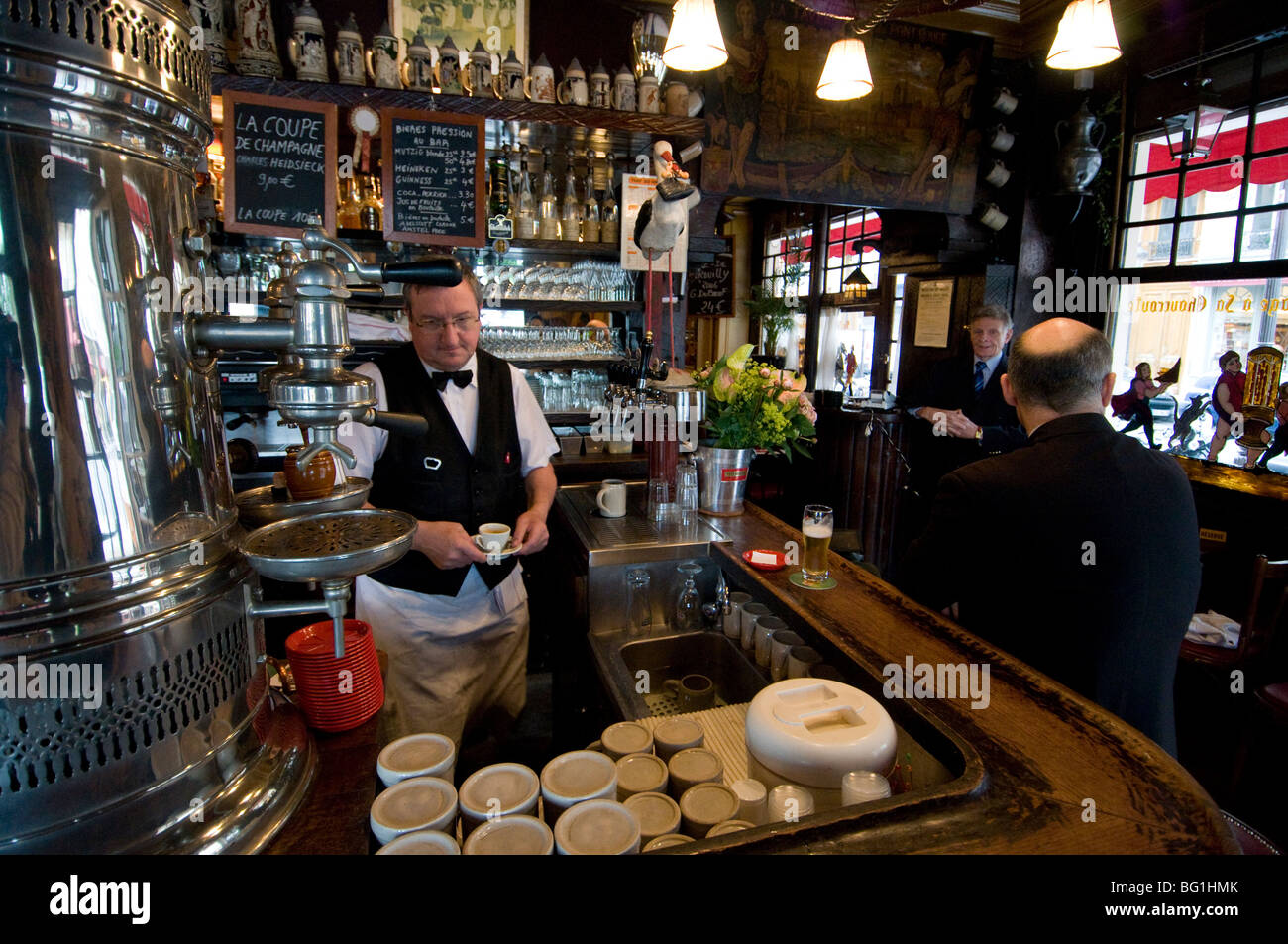 Brasserie de l'île Saint-Louis, l'Ile Saint-Louis, Paris, France, Europe Banque D'Images