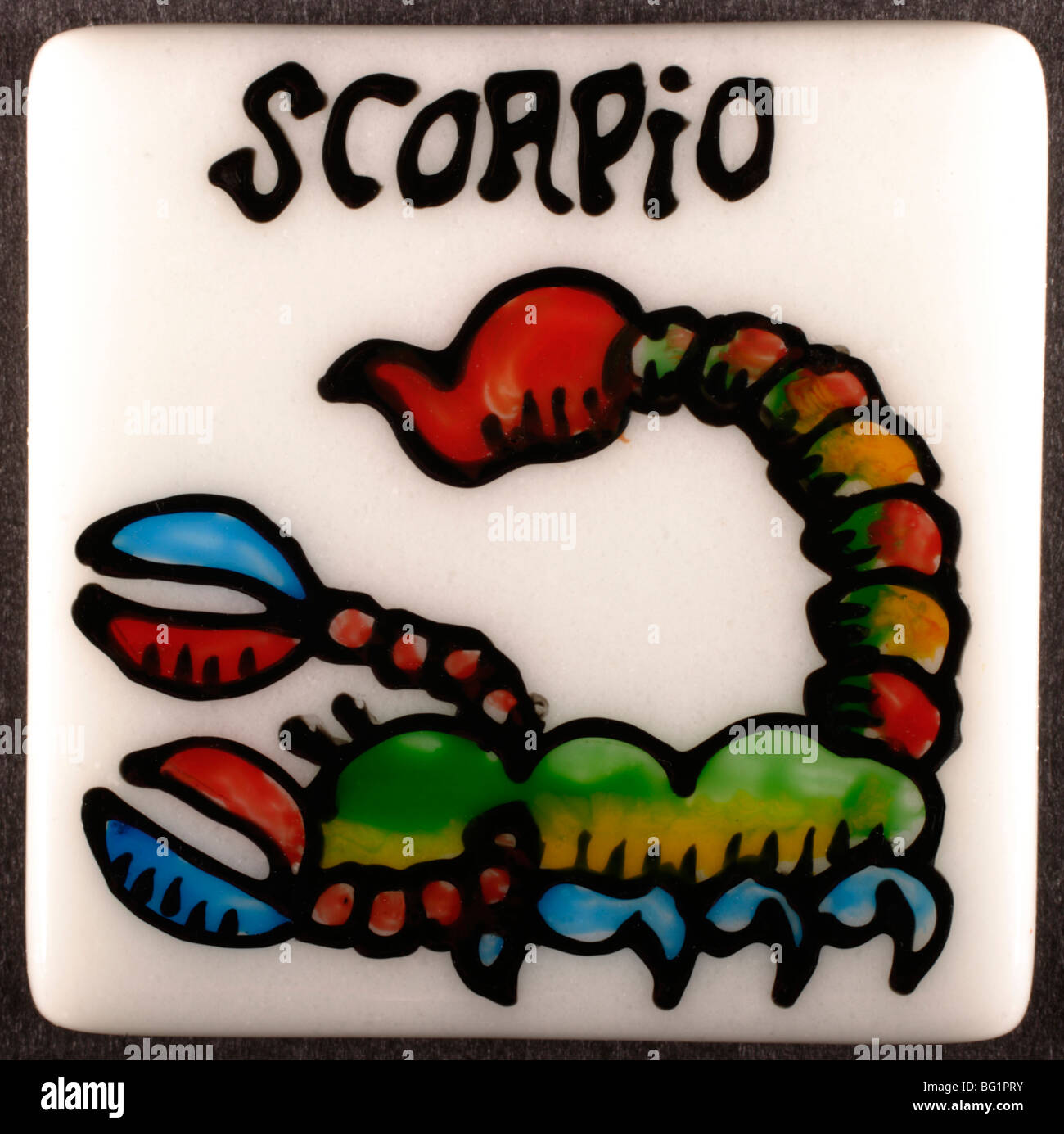 Horoscope Scorpion,signe du zodiaque (24.10.-22.11.),Skorpio Banque D'Images