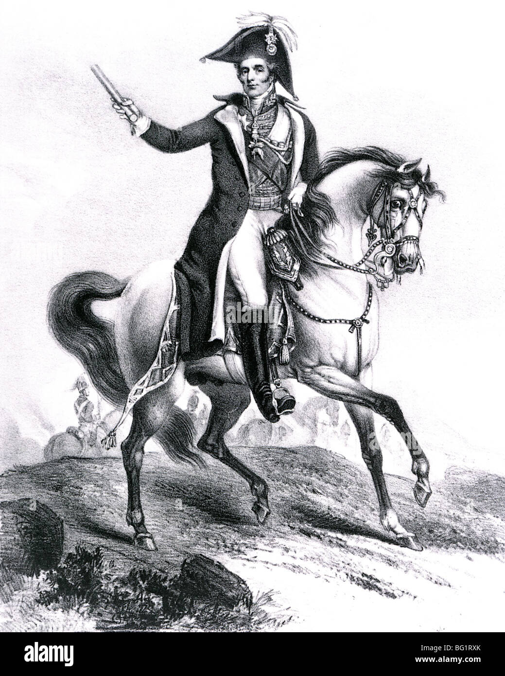ARTHUR WELLESLEY, 1er duc de Wellington (1769-1852), Irlandais de naissance soldat et homme d Banque D'Images