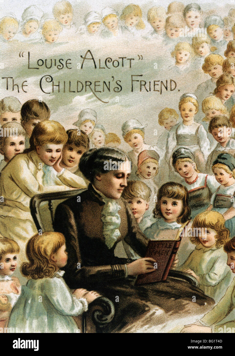 Nous Louisa May Alcott, écrivain (1832-88) s'est vexé d'être stéréotypés comme étant seulement un écrivain pour enfants, comme indiqué ici Banque D'Images