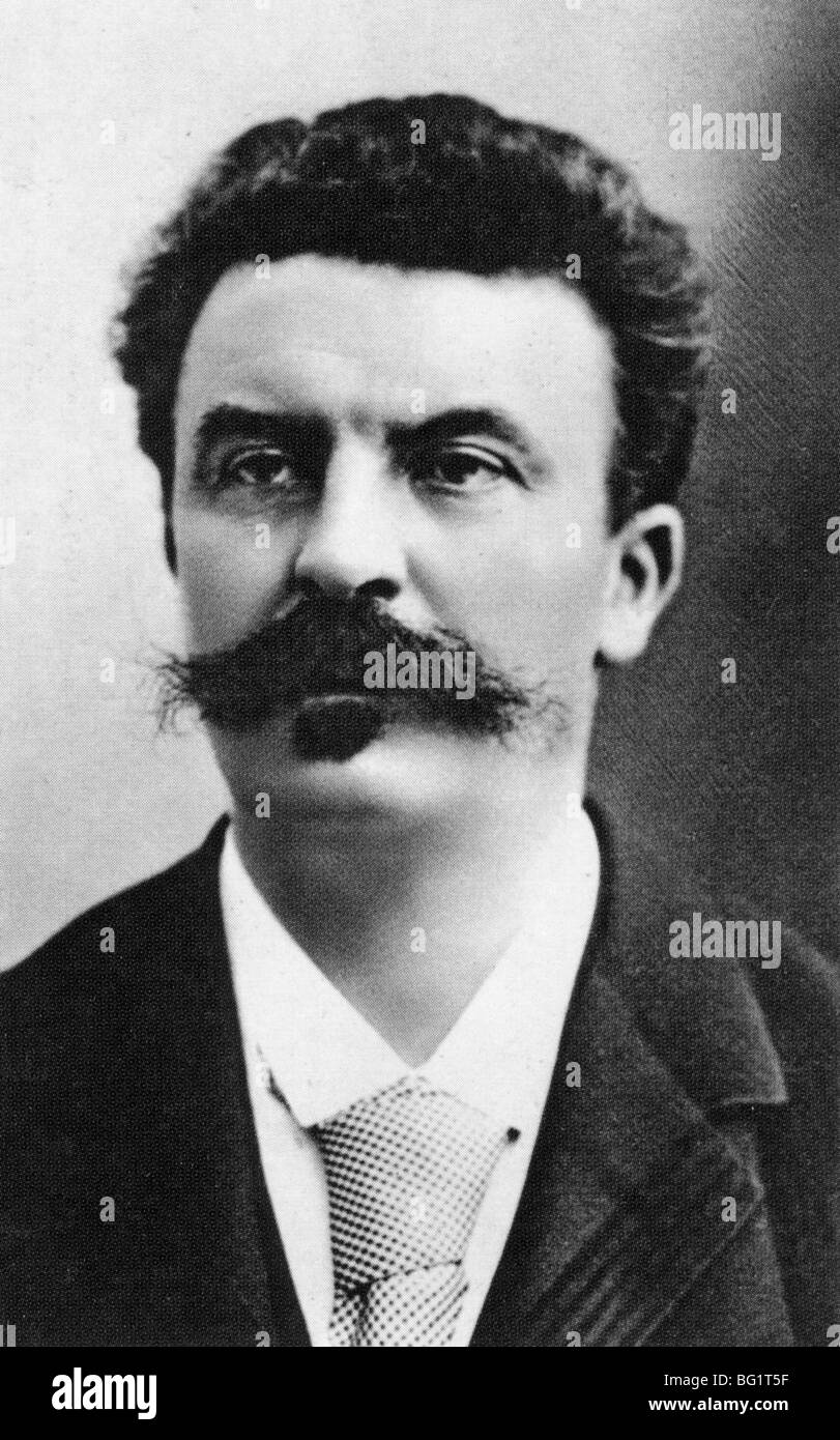 Guy de maupassant Banque de photographies