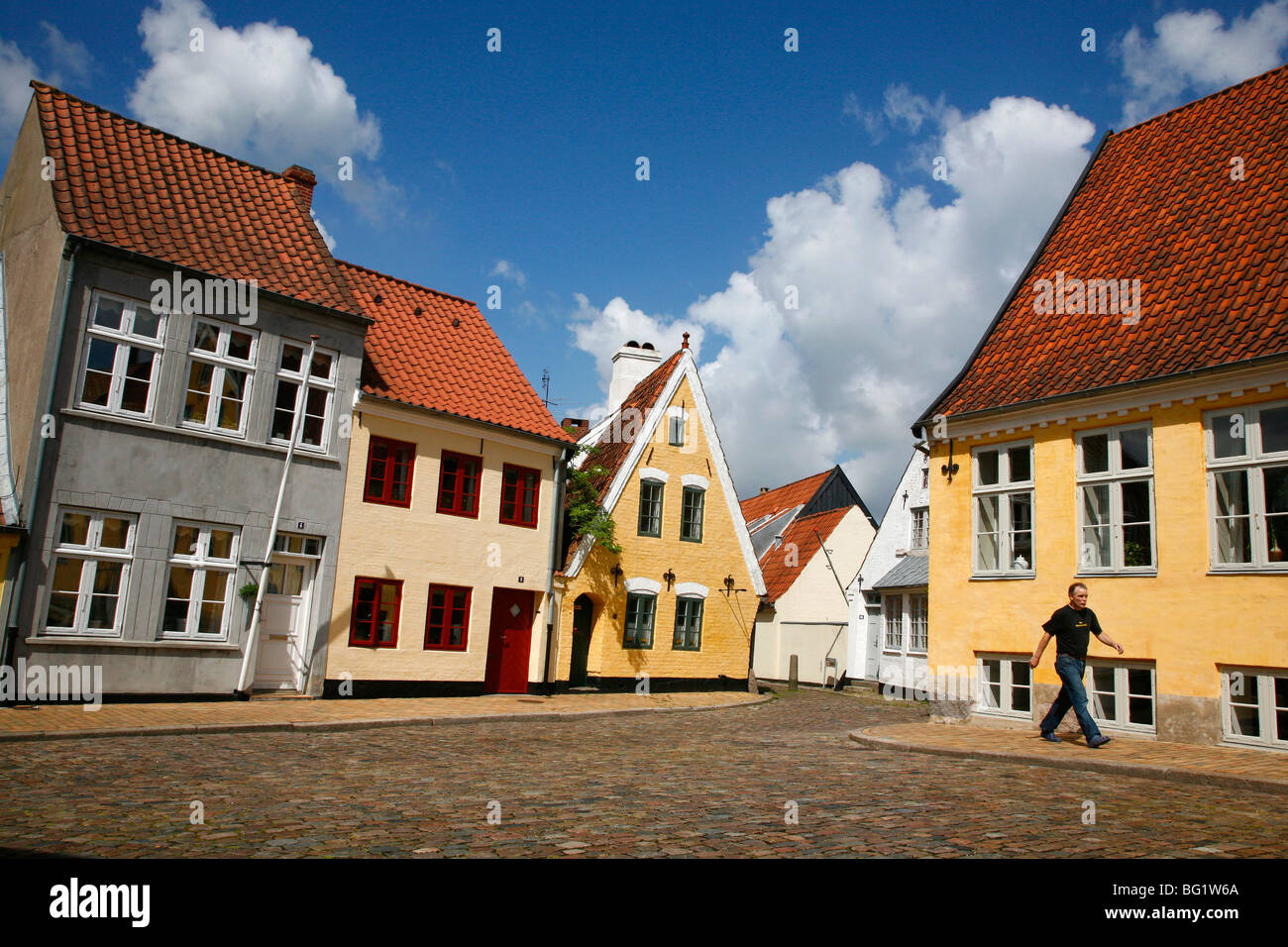 La partie historique de Aabenraa, Jutland, Danemark, Scandinavie, Europe Banque D'Images