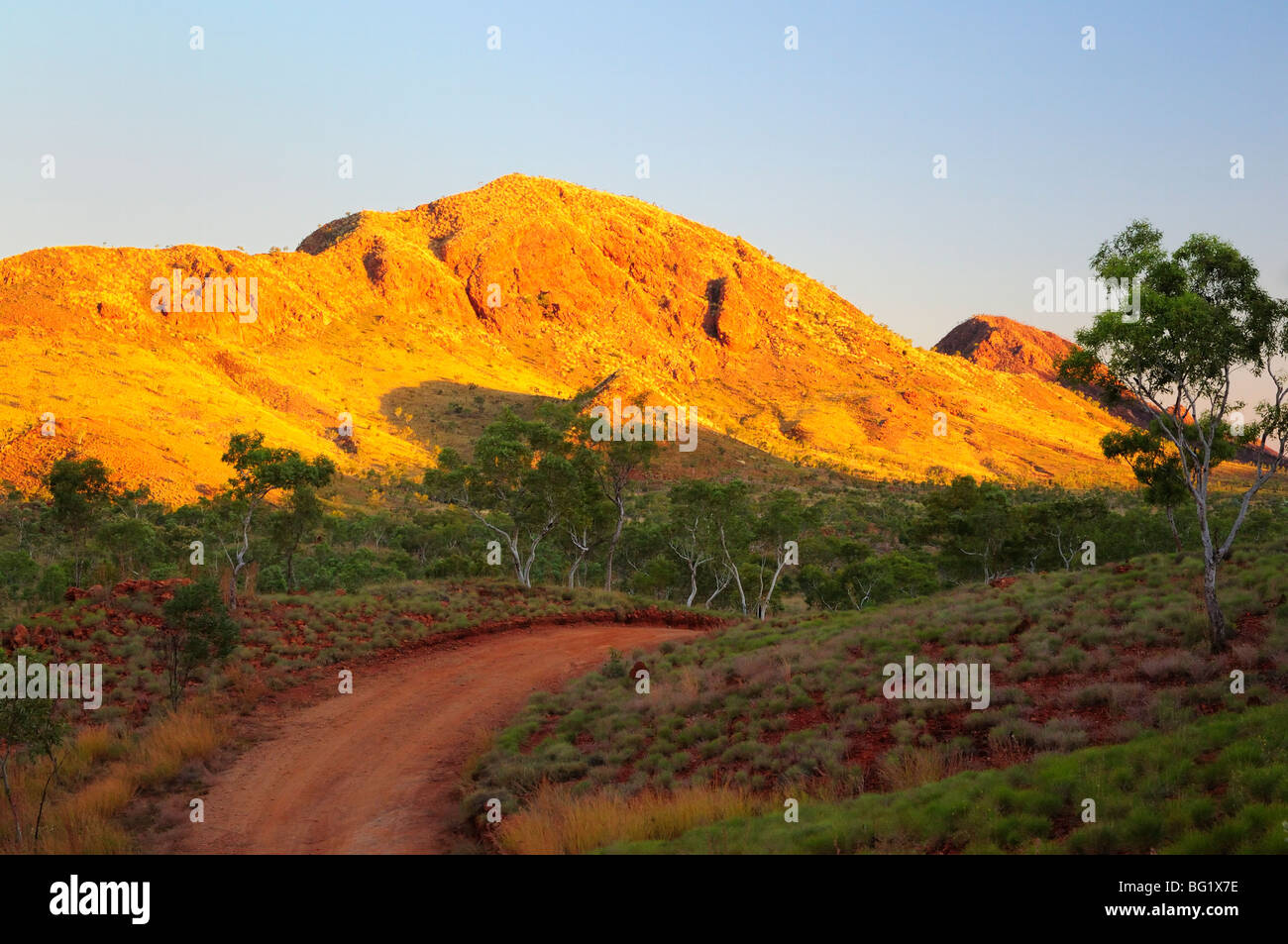 La piste de Spring Creek et Osmand éventail, Kimberley, Western Australia, Australie, Pacifique Banque D'Images