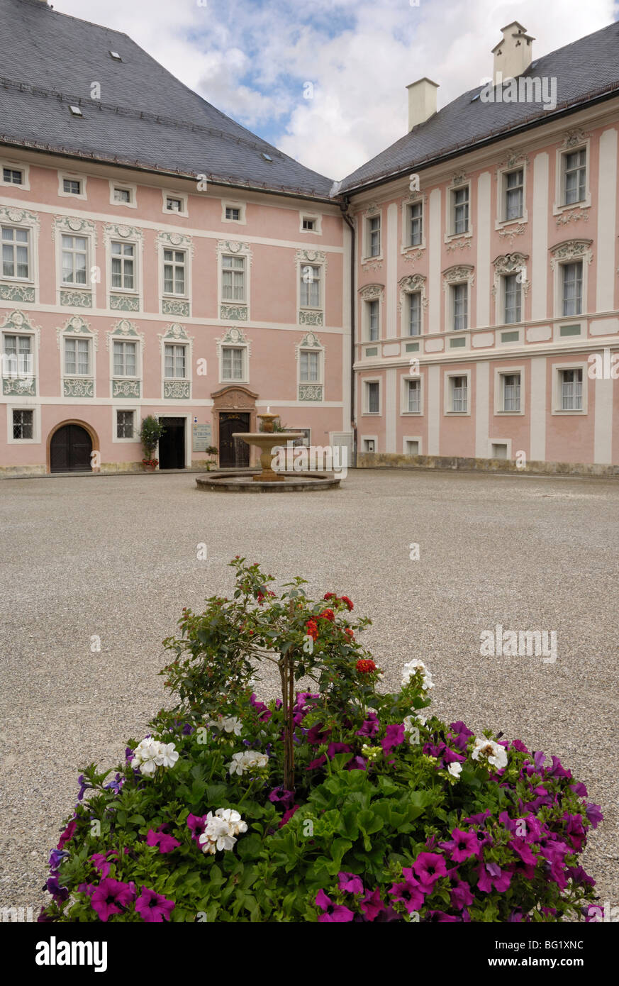 Schloss Platz, Berchtesgaden, Bavière, Allemagne Banque D'Images