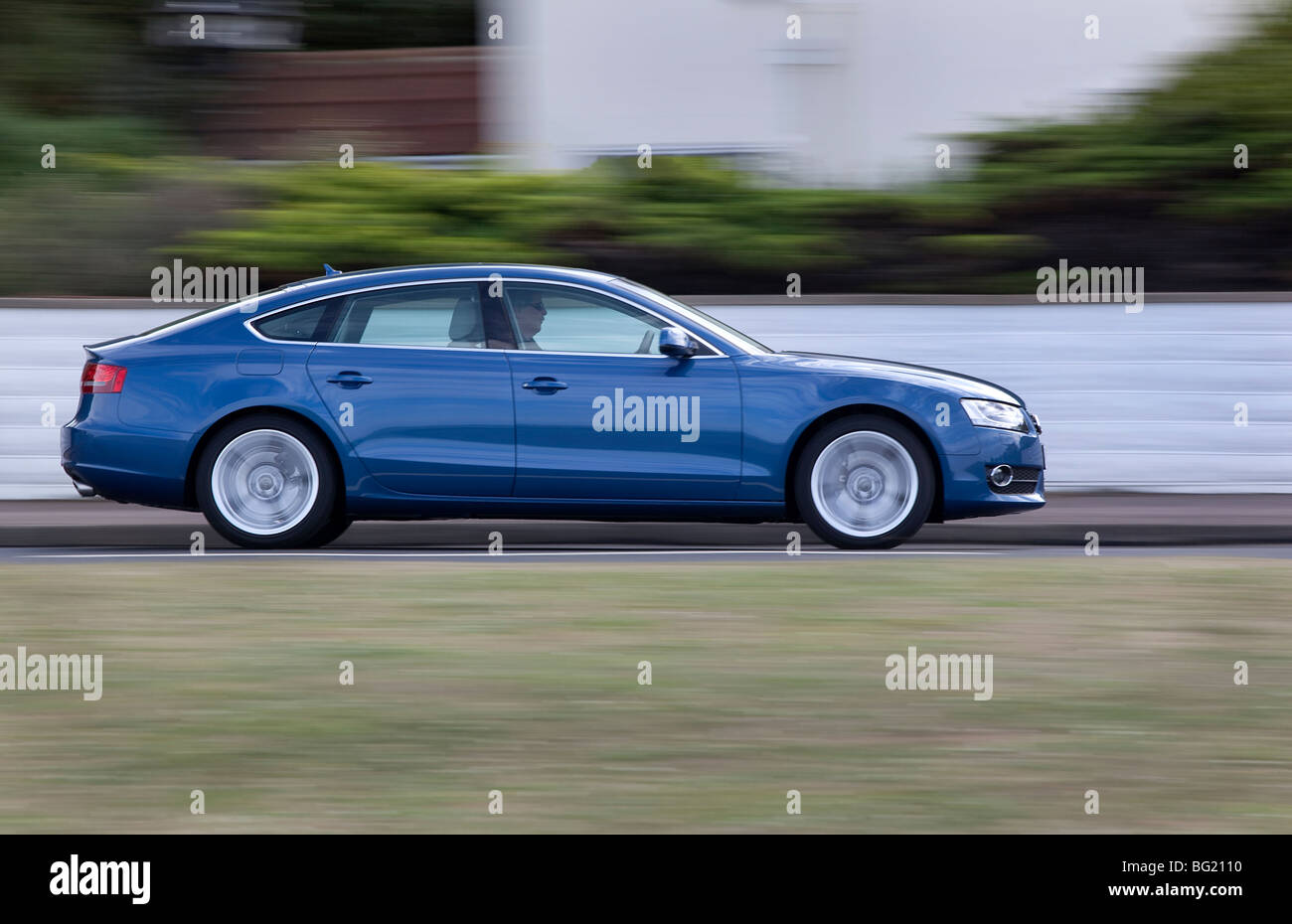 Audi A5 Sportback roulé rapidement Banque D'Images