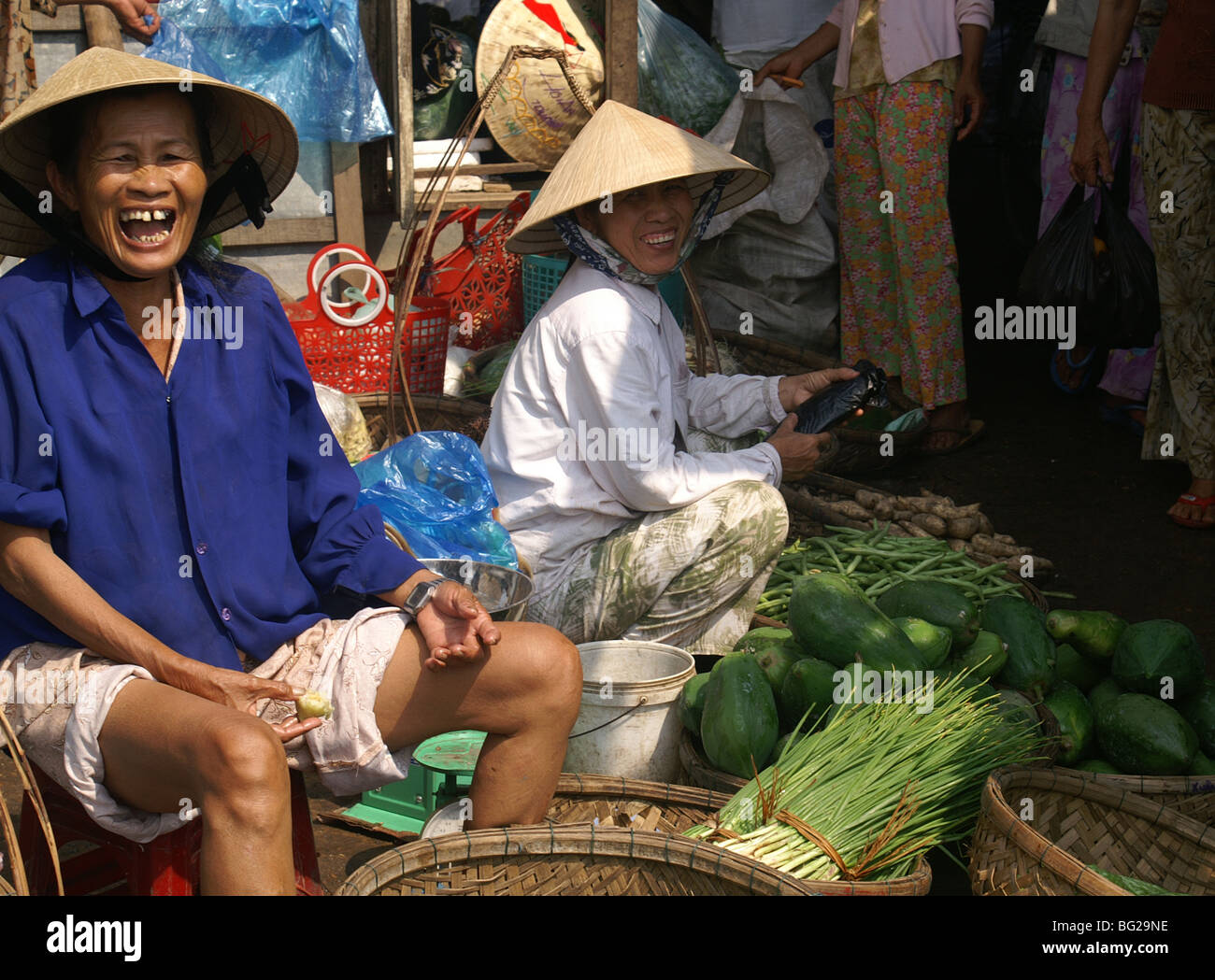 Marché d'Hoi An, Vietnam Banque D'Images