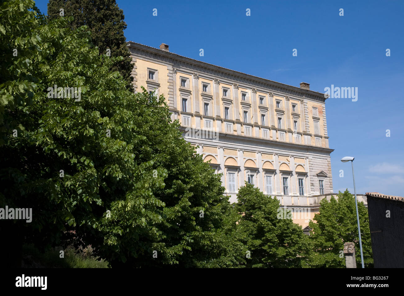 Hôtel particulier Renaissance Villa Farnèse à Caprarola près de Viterbe dans le Latium Banque D'Images