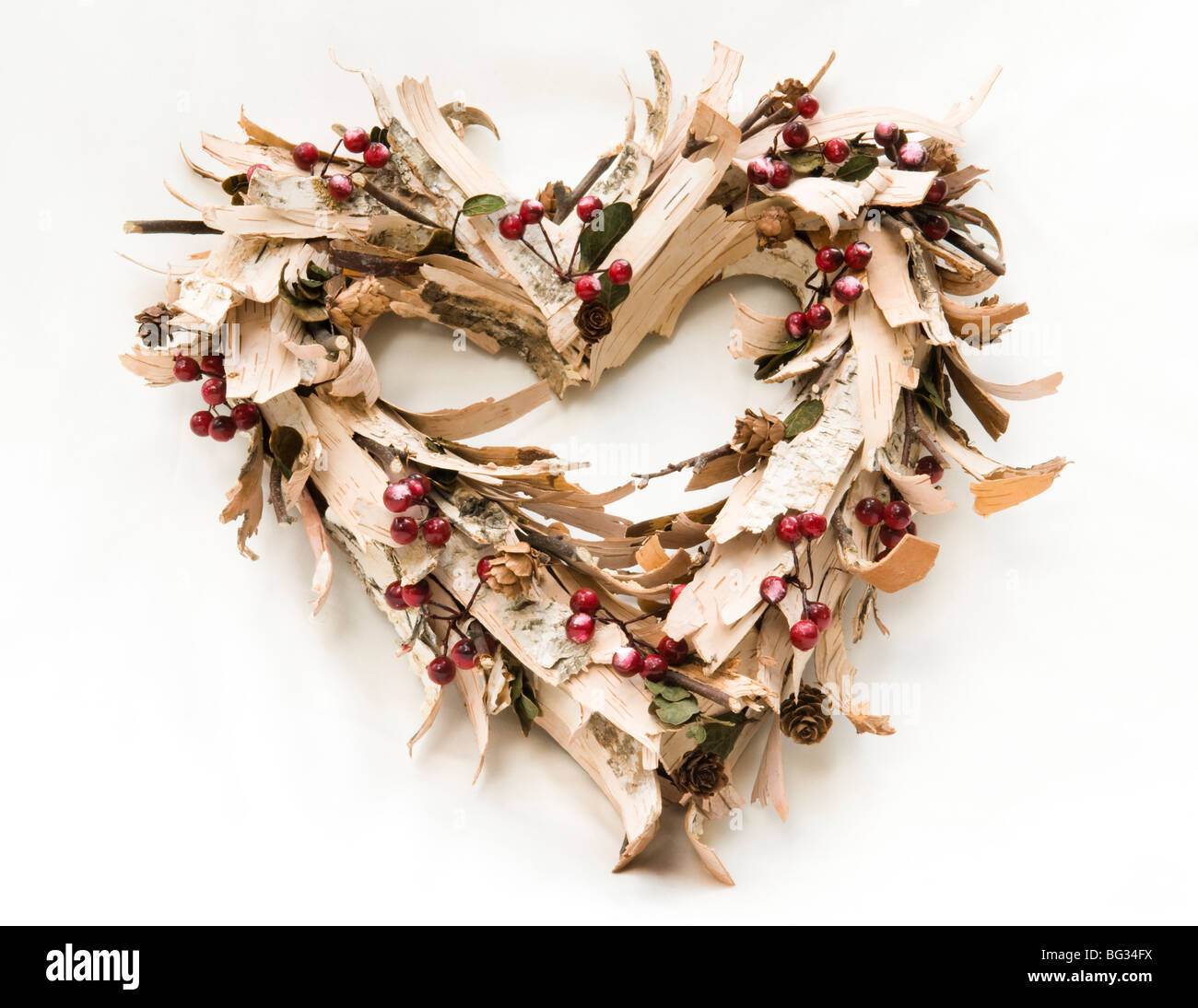 Glitzhome Couronne De Cœur Rouge En Tissu Pour La Saint-Valentin - 48,9 Cm - Décoration Murale Pour Porte Ou Extérieur