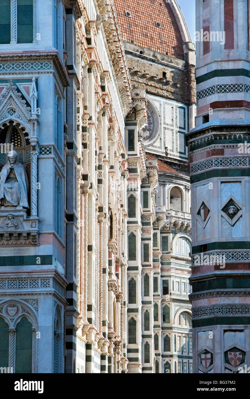 Le Duomo (cathédrale) , Florence (Firenze), UNESCO World Heritage Site, Toscane, Italie, Europe Banque D'Images