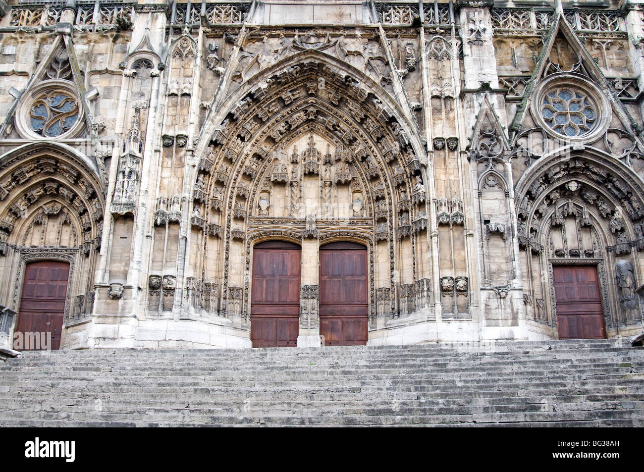 Cathédrale de Saint Maurice (cathédrale), Vienne, vallée du Rhône, France, Europe Banque D'Images