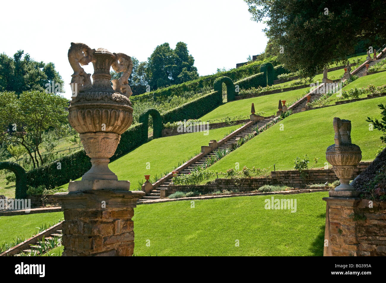 Le jardin Bardini, Florence (Firenze), Toscane, Italie, Europe Banque D'Images
