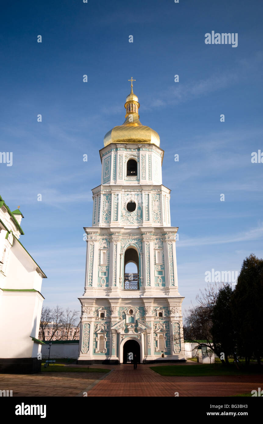Clocher de la cathédrale Sainte-Sophie, Kiev Banque D'Images