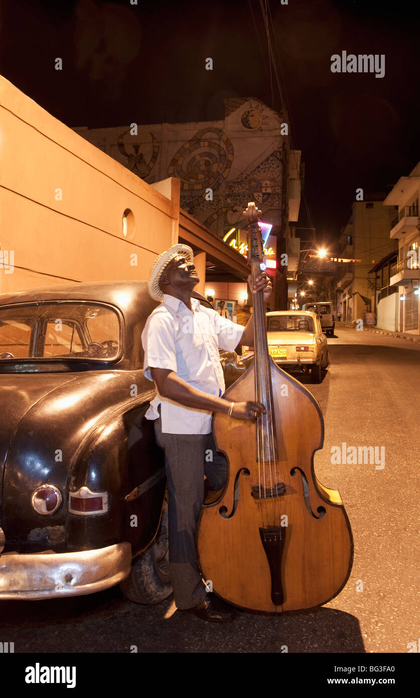 Bassiste, Santiago de Cuba, Cuba, Antilles, Amérique Centrale Banque D'Images