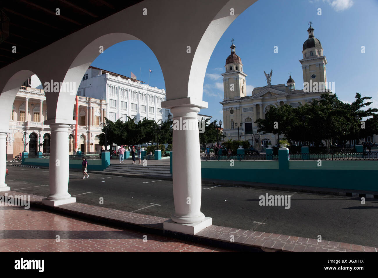 La Cathédrale, Santiago de Cuba, Santiago de Cuba Province, Cuba, Antilles, Amérique Centrale Banque D'Images