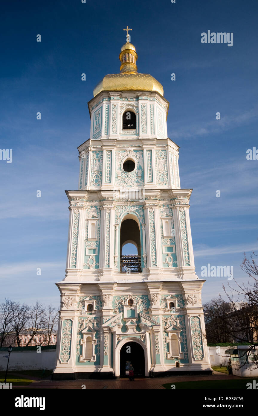 Clocher de la cathédrale Sainte-Sophie, Kiev Banque D'Images