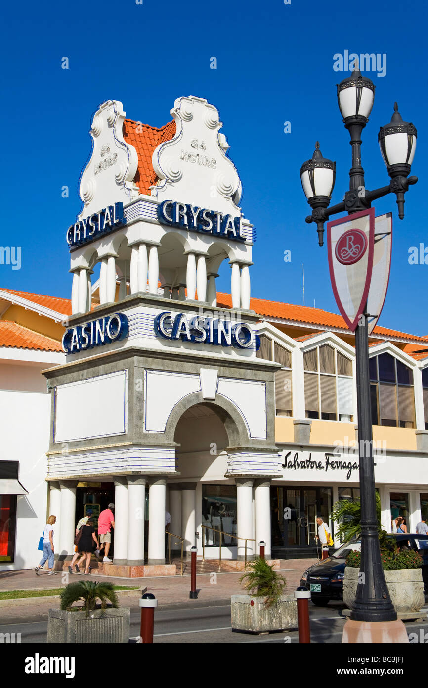 Crystal Casino, Ville Oranjestad, Aruba, Antilles, Caraïbes, Amérique Centrale Banque D'Images